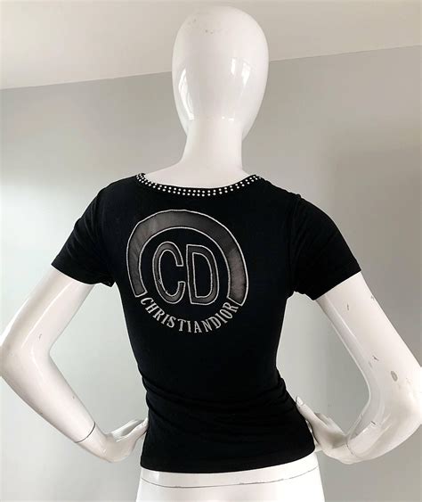 dior rhinestone shirt